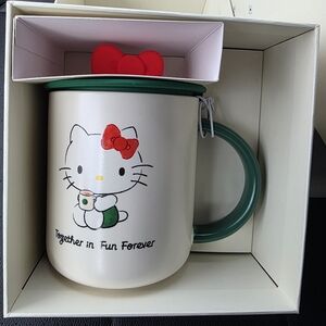 Hello Kitty x Starbucks Mug with Green Handle